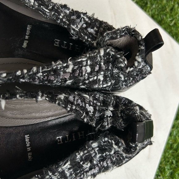 Ron White Black/White Tweed Sha-Nell Slip-On
Loafers Size 37 fits US 6.5 - Picture 7 of 11